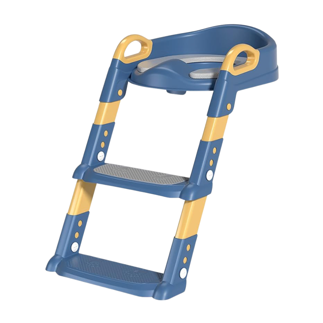 Foldable Potty Training Seat with Ladder for Toddlers – 2-in-1 Stool