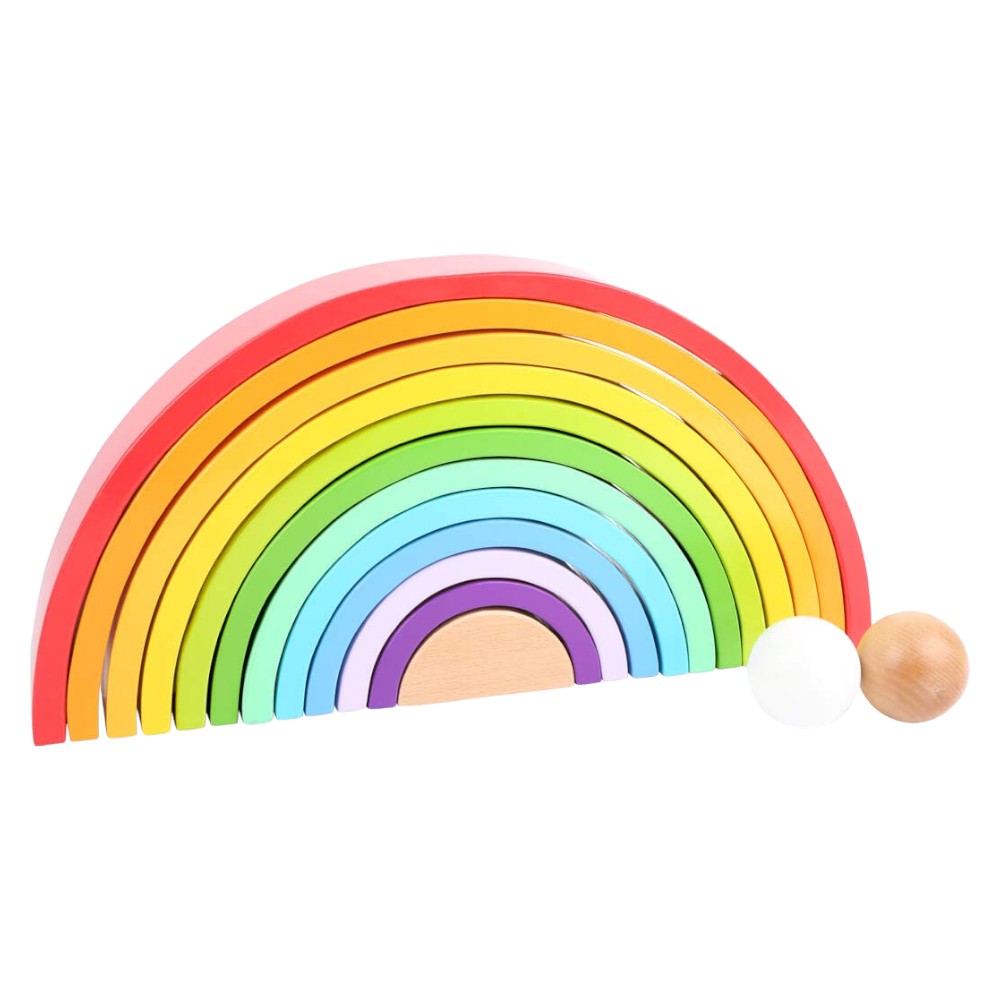 Stackable Wooden Blocks & Nesting Toys for Toddlers