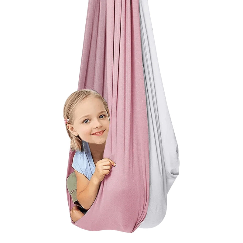 Flexible Fabric Hammock Swing for Kids and Adults – Indoor Outdoor Use