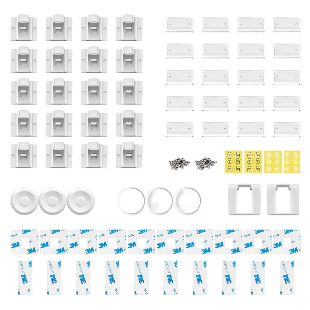 Magnetic Child Locks for Cabinets 10 or 20 Locks with Multiple Keys