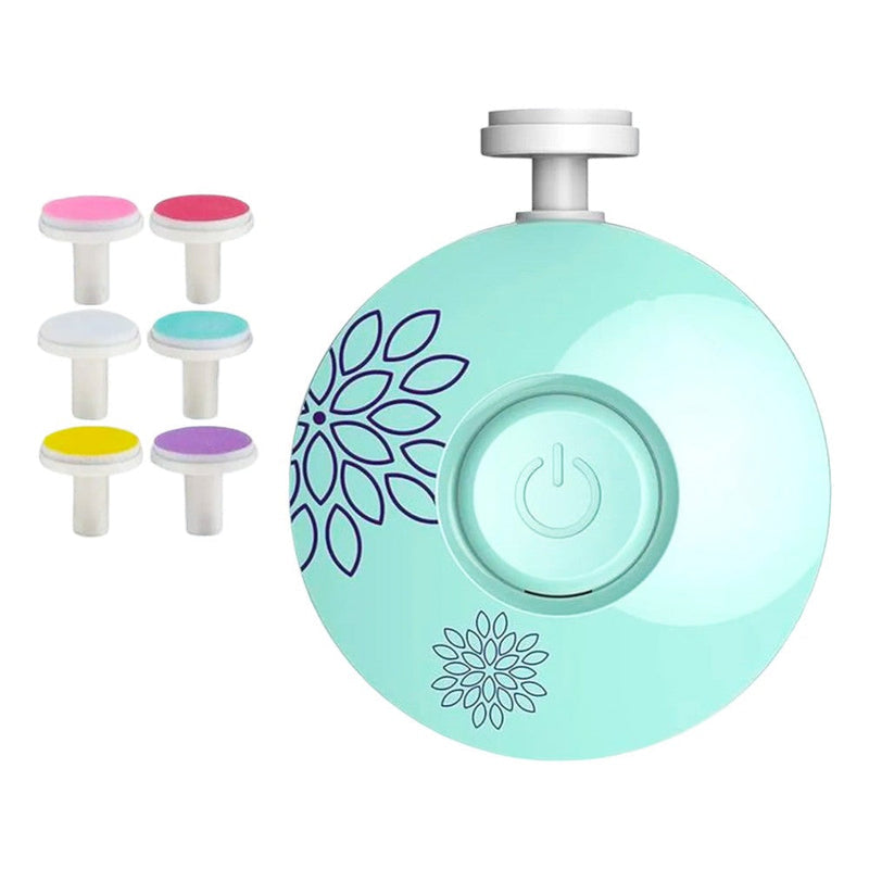 Electric Baby Nail File 6 Interchangeable Grinding Heads Low Noise