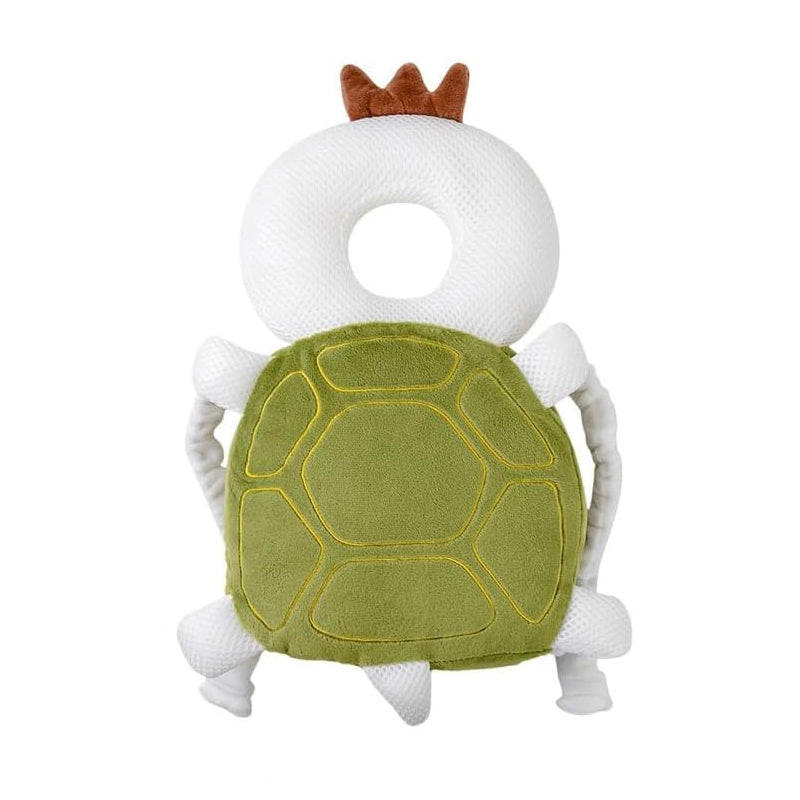 Adjustable Baby Head Protector with Soft Padding and Animal Design