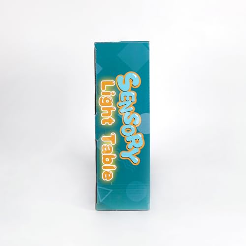 Sensory Light Table Set 148 Pieces for Learning, Letters & Numbers