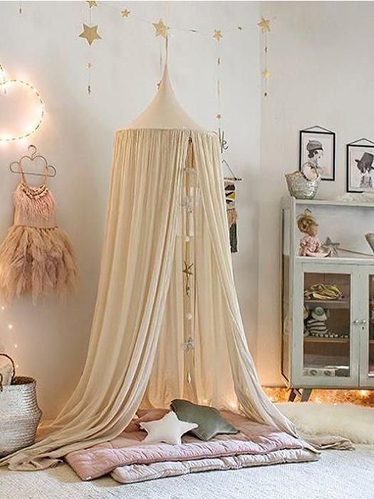 9ft Baby Canopy in Chiffon Cotton, Hanging Tent for Bedroom Nursery