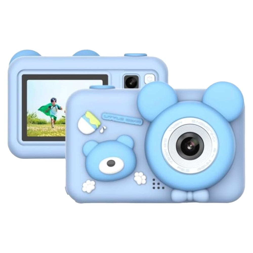 Kids Digital Camera 1080P with IPS Screen, Dual Lens, Waterproof, 32GB