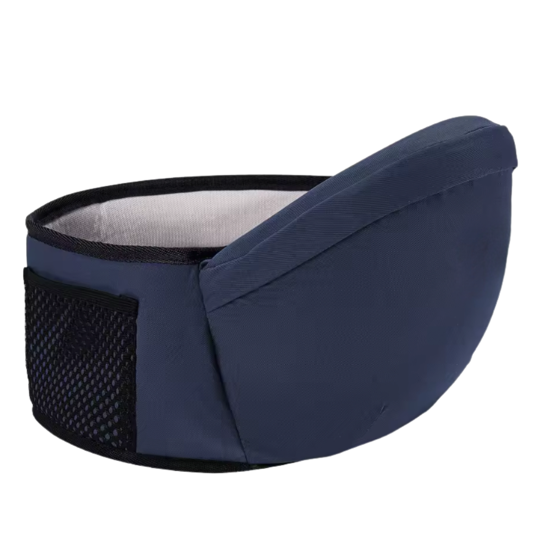 Adjustable Hipseat Baby Carrier with 30° Seat Tilt and Mesh Pocket