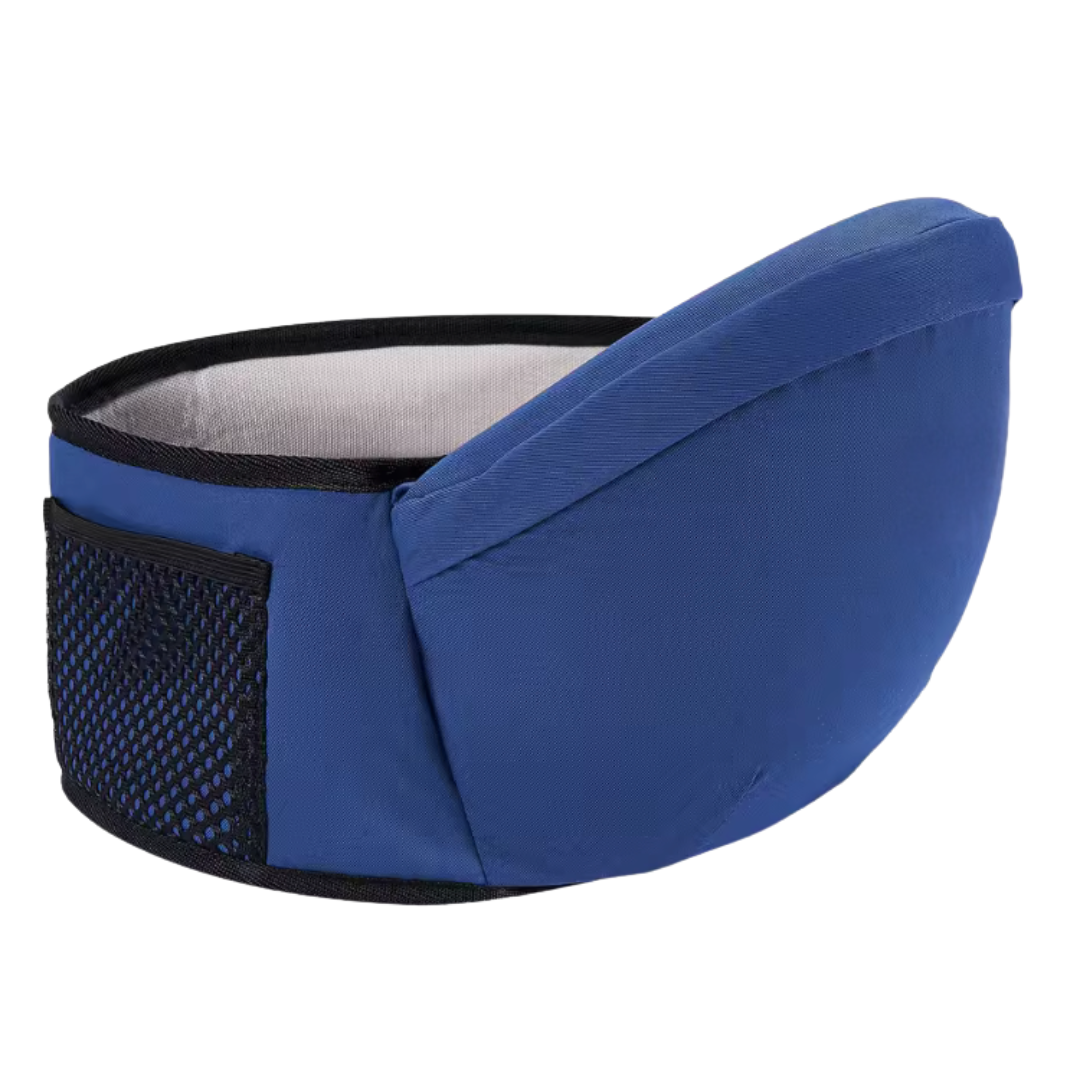 Adjustable Hipseat Baby Carrier with 30° Seat Tilt and Mesh Pocket