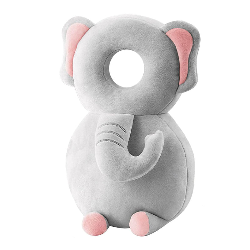 Adjustable Baby Head Protector with Soft Padding and Animal Design