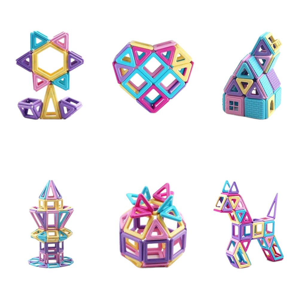 48pcs Magnetic Building Blocks Toy for Kids Educational Playset