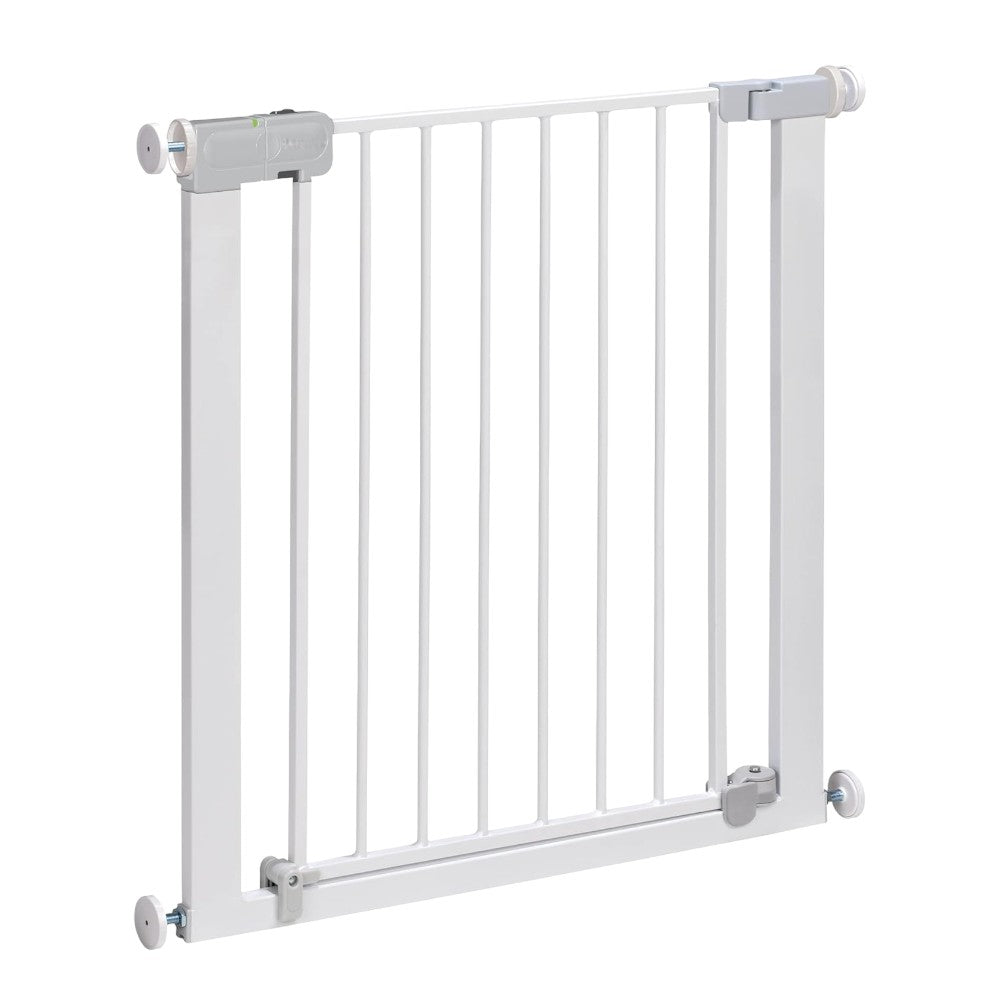Auto-Closing Baby Gate – One-Hand Operation, Pressure-Mounted