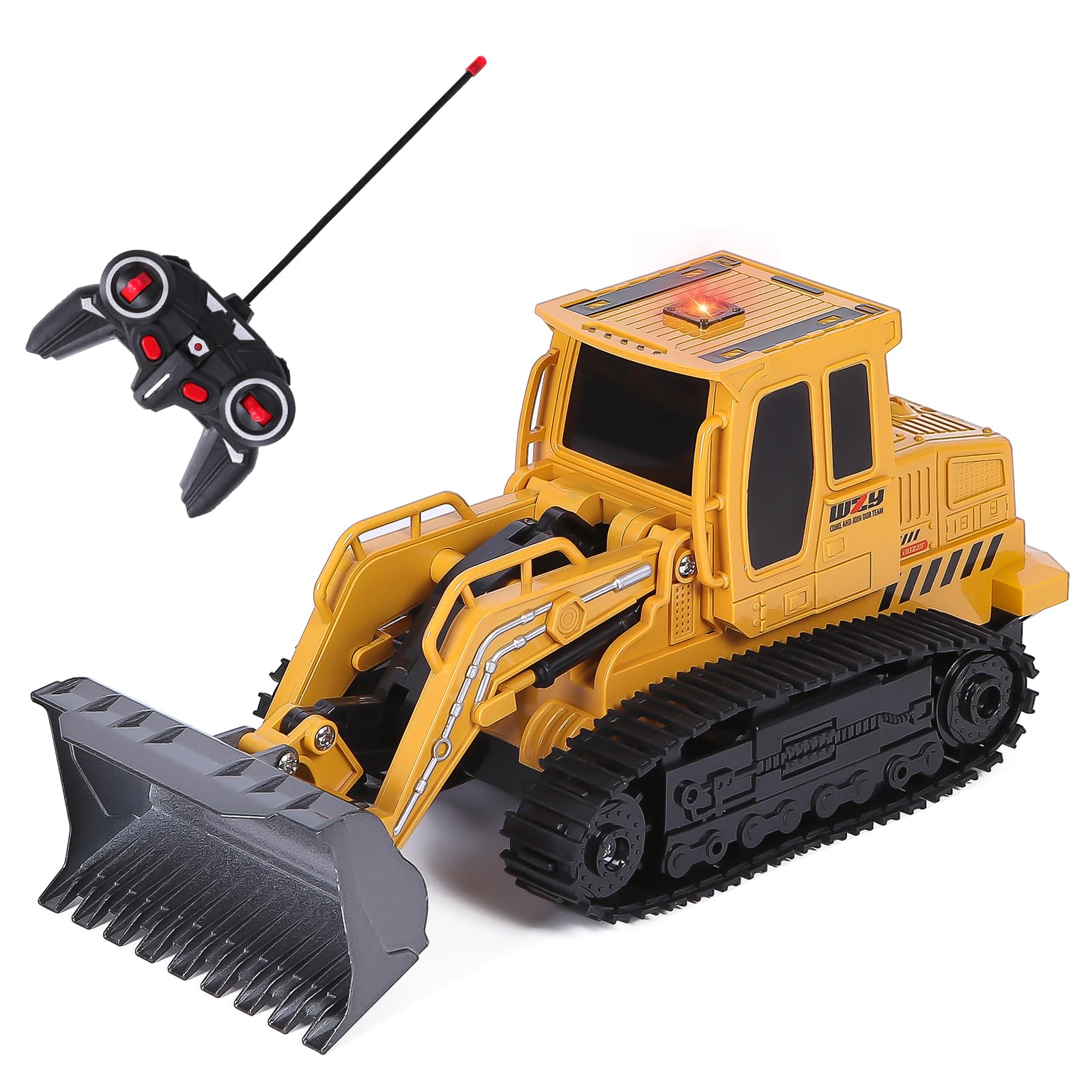 Remote-Control Toy 1:24 Scale, 6-Channel RC Construction Truck