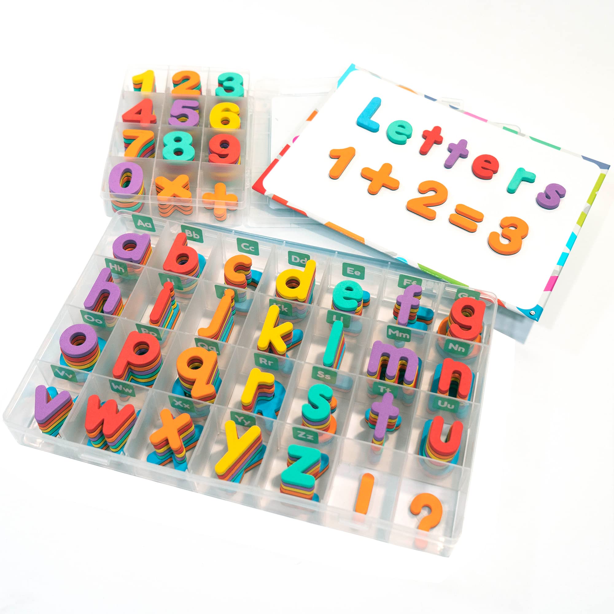 Magnetic Letters & Numbers Set 182 Letters, 81 Symbols & Board