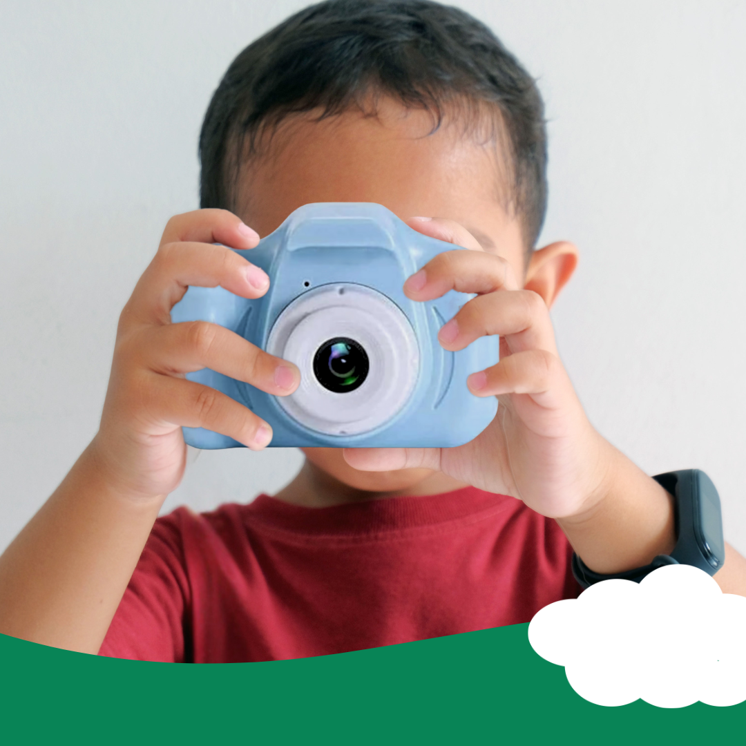 Kid's Digital Camera 12MP HD Video Recorder, 2.4" Screen, Rechargeable