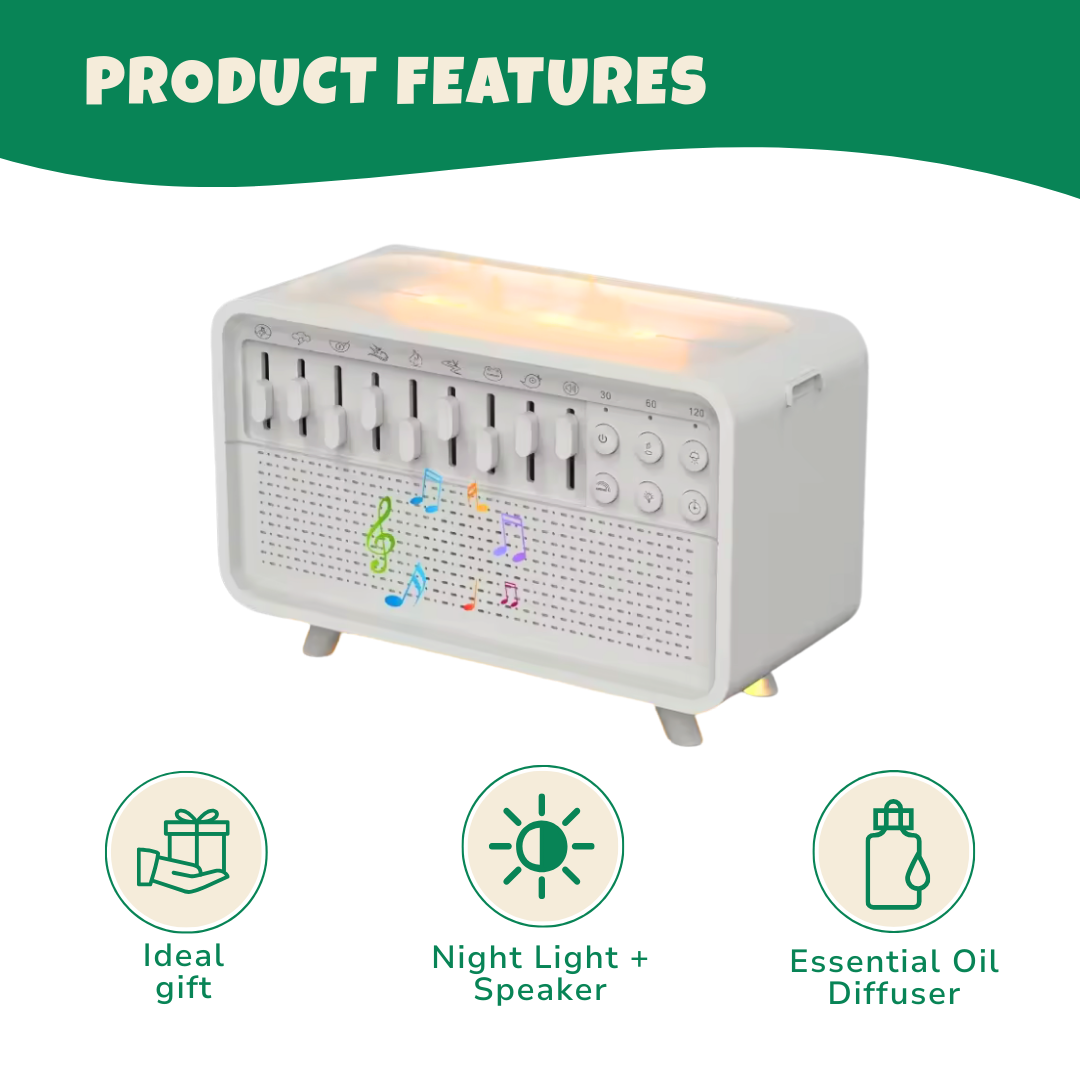 White Noise Machine, Night Light Humidifier and Essential Oil Diffuser