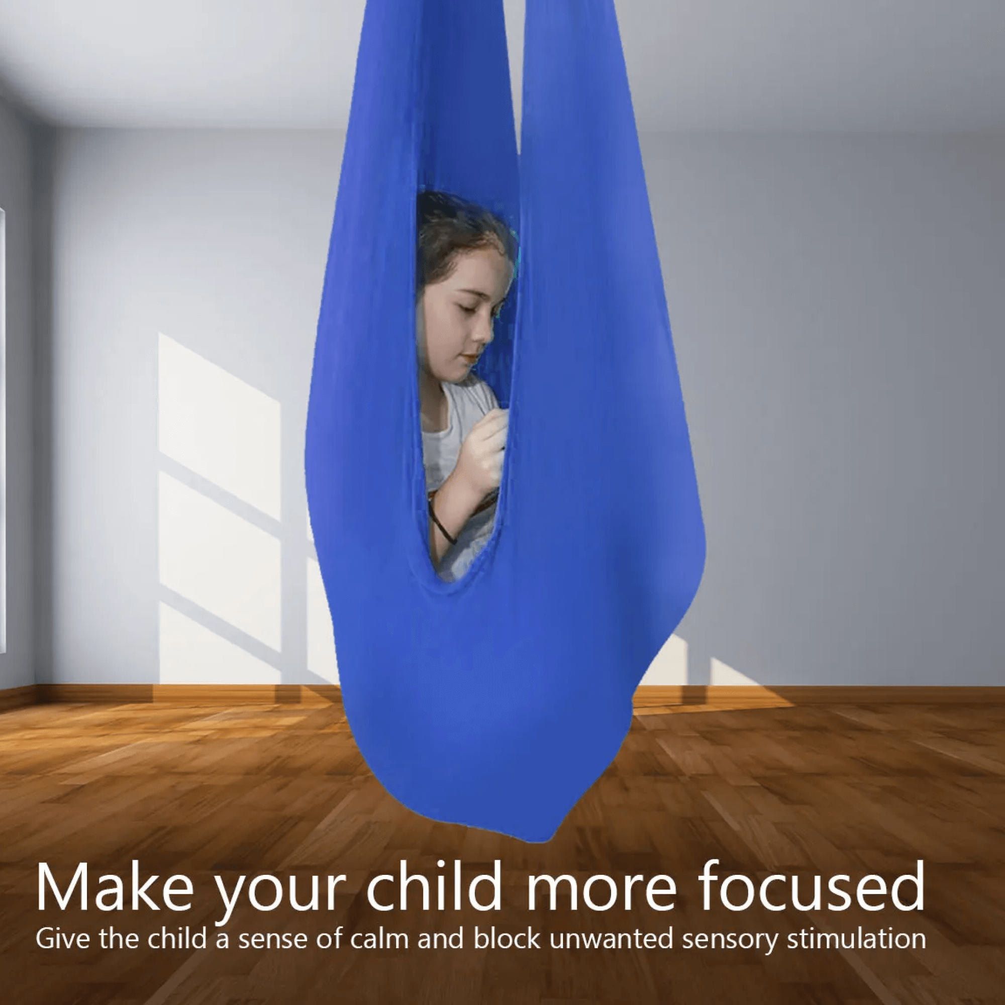 Flexible Fabric Hammock Swing for Kids and Adults – Indoor Outdoor Use