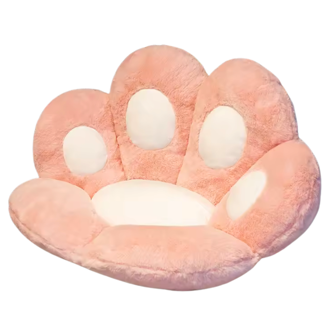 Kawaii Cat Paw Plush Cushion – Soft Cotton Floor Pillow and Nap Doll