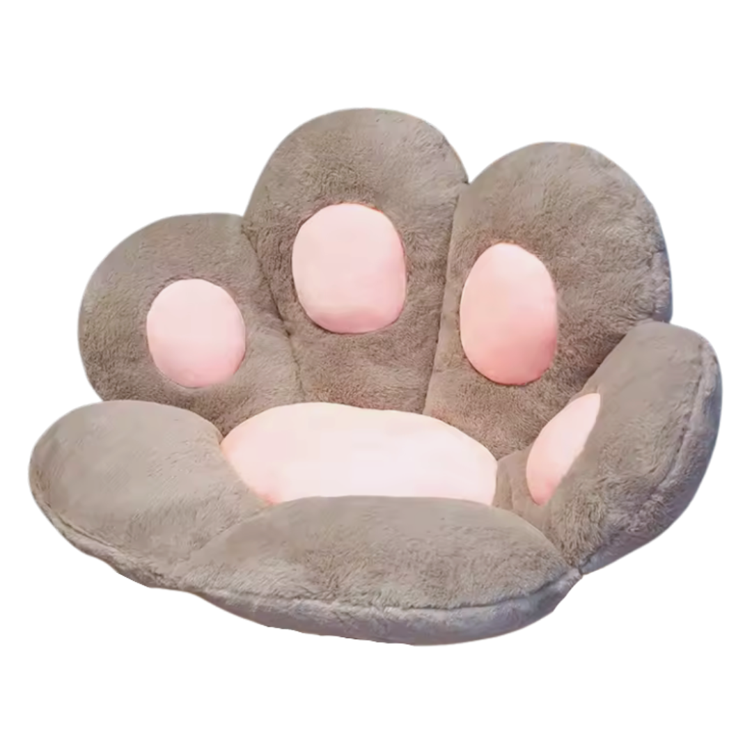 Kawaii Cat Paw Plush Cushion – Soft Cotton Floor Pillow and Nap Doll