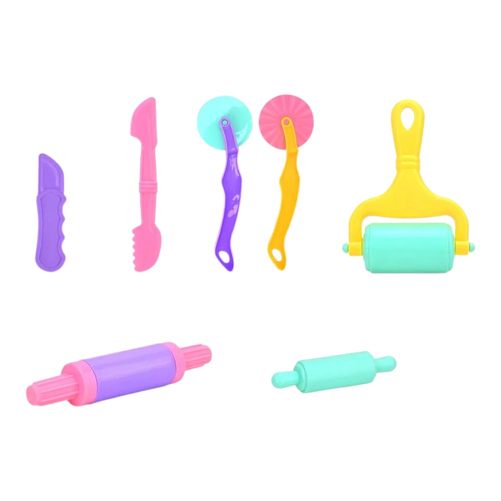 Modeling Clay Tools Set for Kids with Pastel Colors