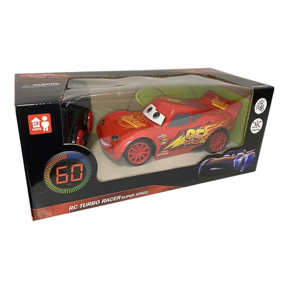 Remote Control Lightning McQueen Car, Electric, LED Lights, 1/20 Scale