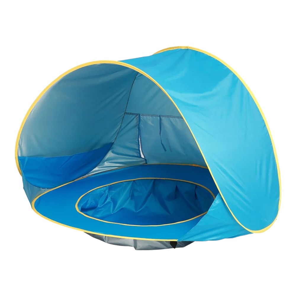 Baby Beach Tent with Mini Pool – Pop-Up Sun Shelter in 3 Colors