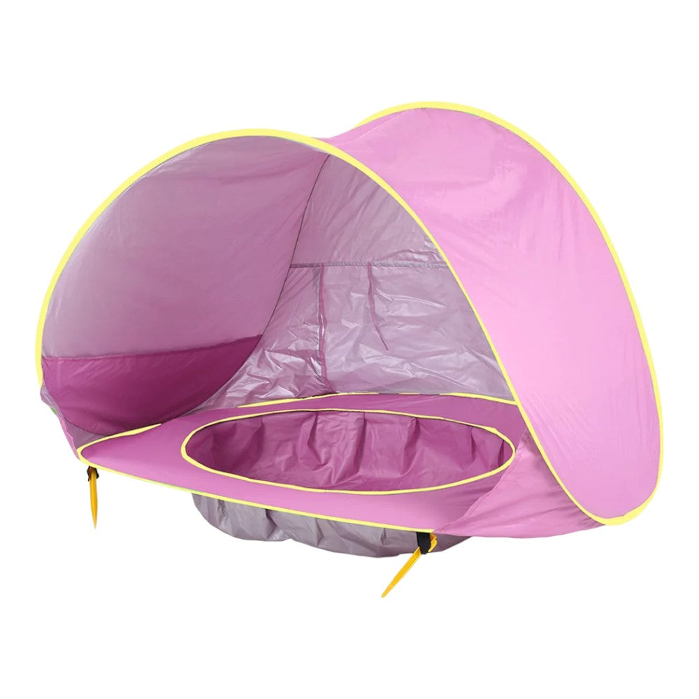 Baby Beach Tent with Mini Pool – Pop-Up Sun Shelter in 3 Colors