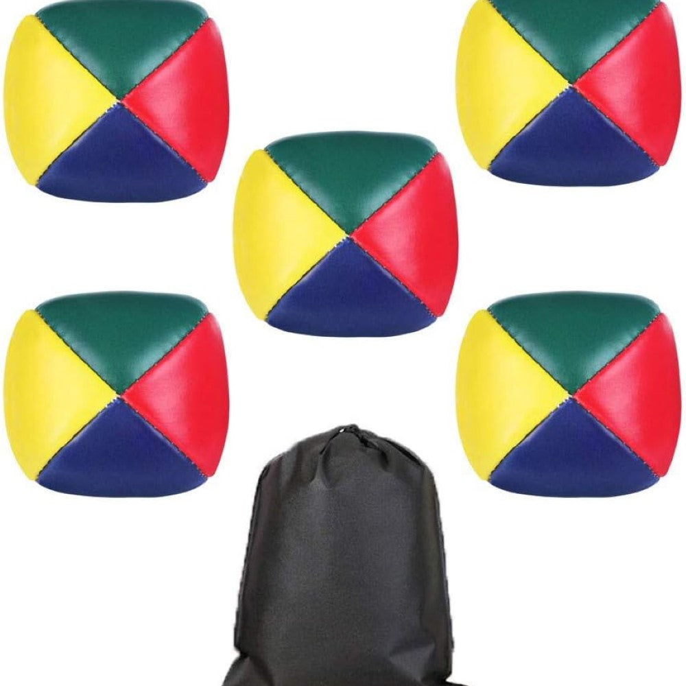 5pcs Juggling Balls Set with Storage Bag for Beginners & Pros