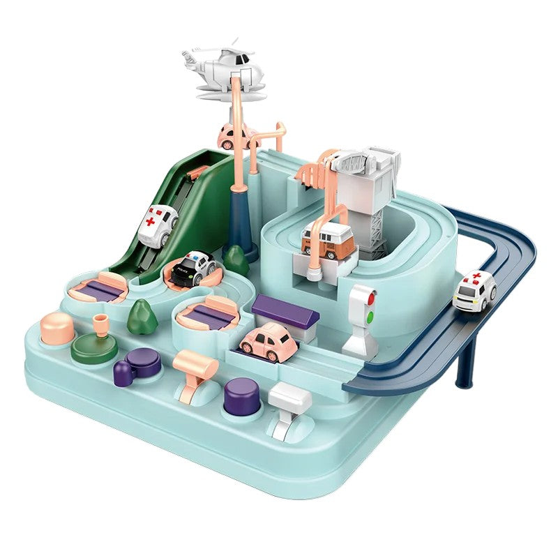 Large Race Track Car Adventure Toy Educational Playset