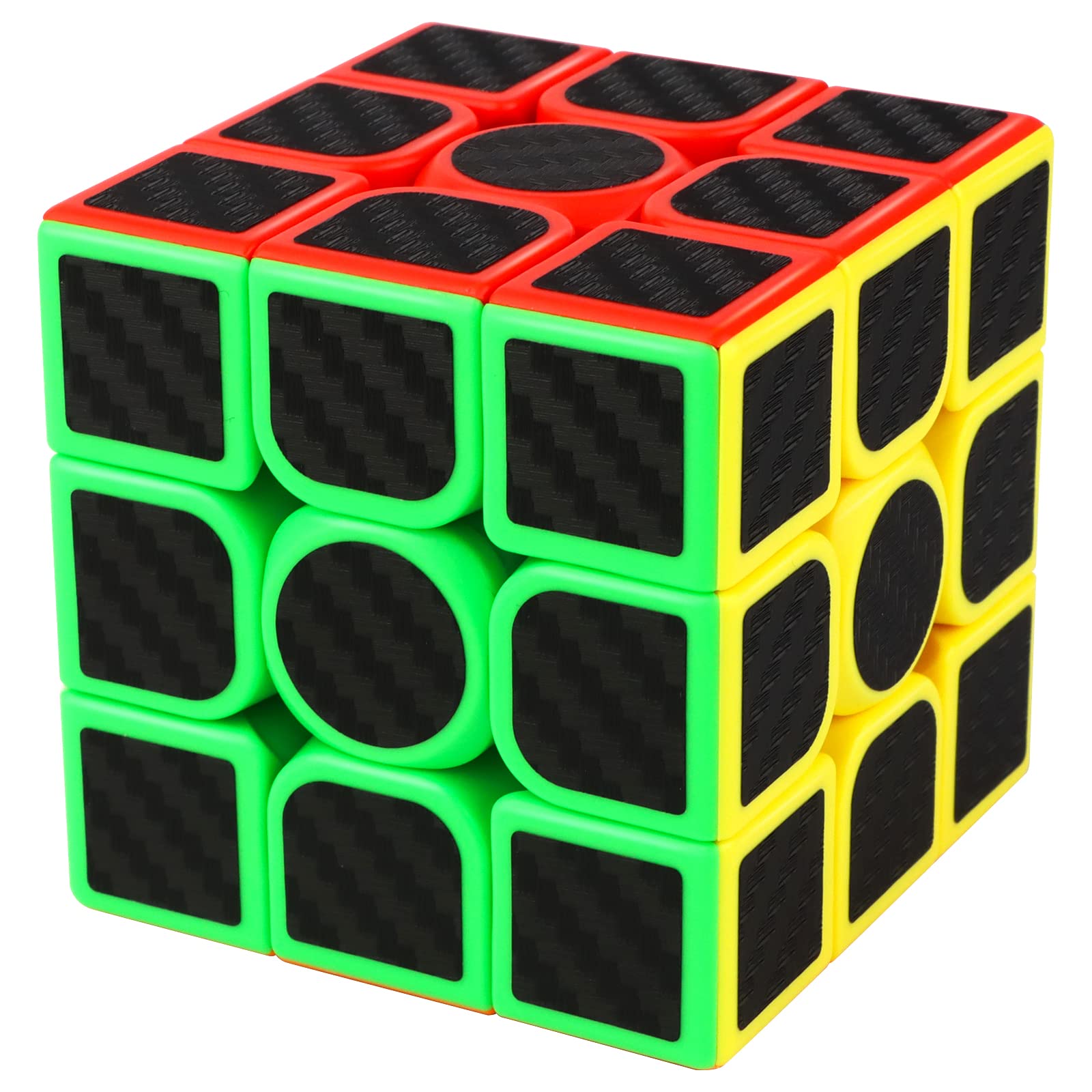Carbon Fiber Rubik’s Cube Set for Every Skill Level 2x2, 3x3, 4x4, 5x5