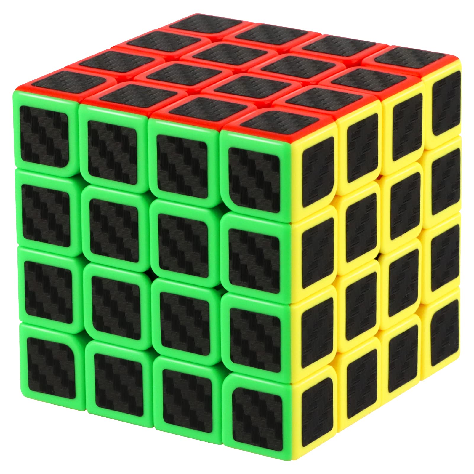 Carbon Fiber Rubik’s Cube Set for Every Skill Level 2x2, 3x3, 4x4, 5x5
