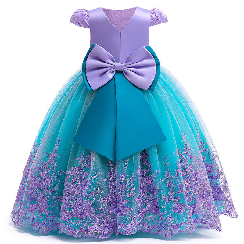 Mermaid Princess Dress Multi-Layered Costume, Ages 3–9