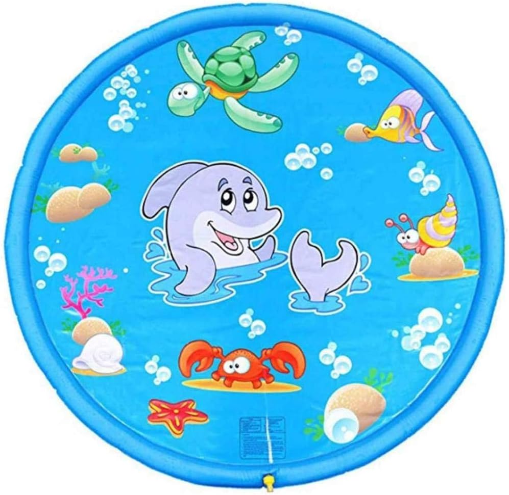 Inflatable Splash Mat, PVC Water Playpad for Kids and Pets