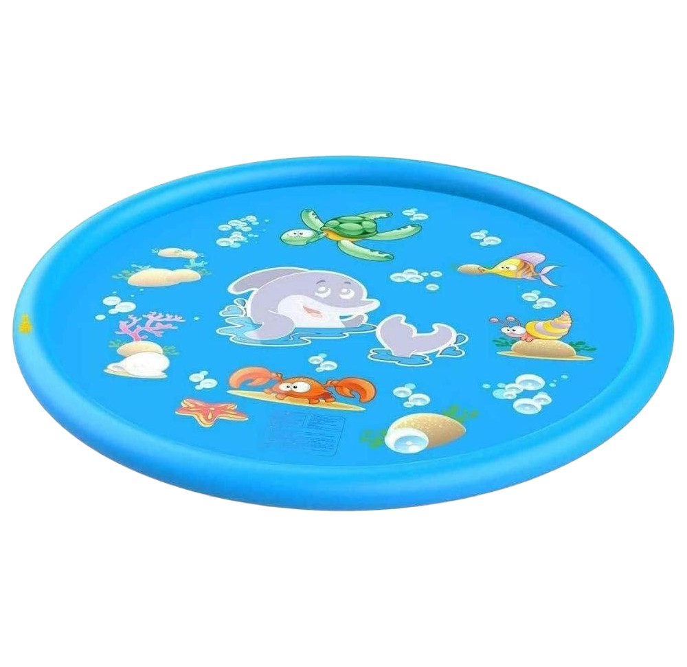 Inflatable Splash Mat, PVC Water Playpad for Kids and Pets