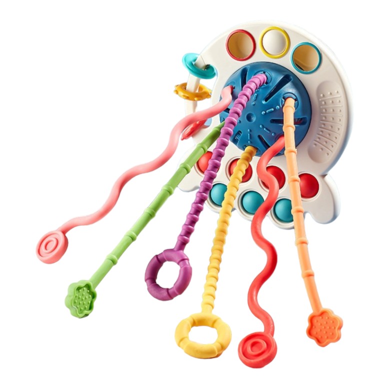 Sensory Toy 1 Year, Fine Motor Skills, 6-18 Months Multicolor