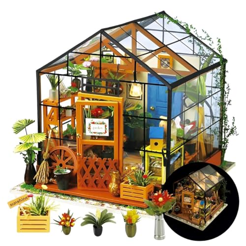 Miniature house Kit with Furniture DIY Gift for Adults and Kids