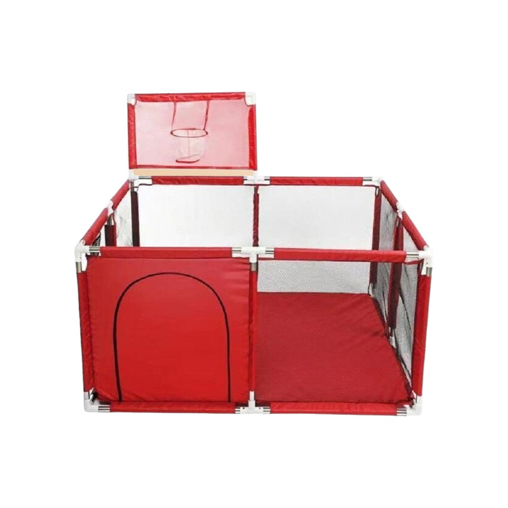 Large Baby Playpen 72x48in with Breathable Mesh and Barrier