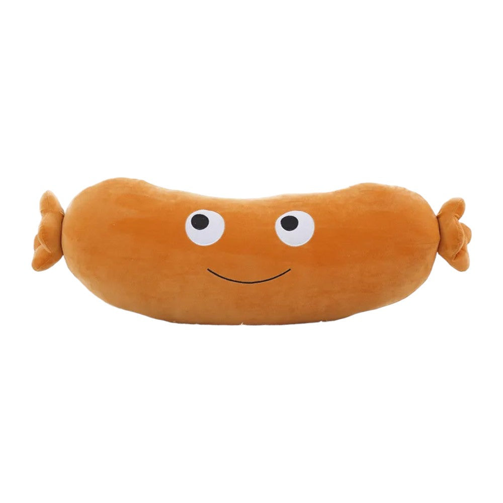 Sausage-Shaped Plush Pillow