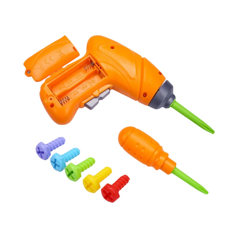 Drill & Screw Toy Set – DIY Engineering Puzzle Kit