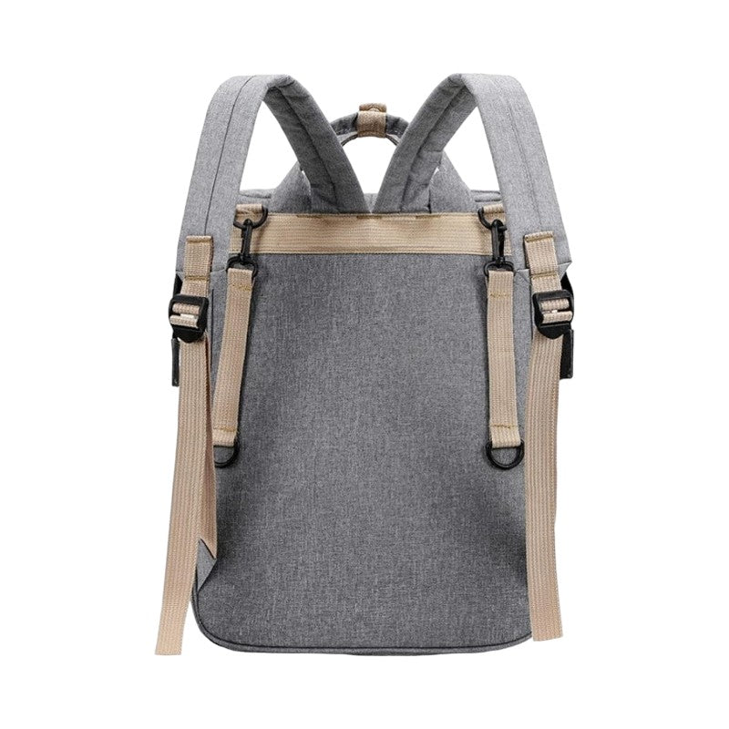 Backpack with Foldable Crib, USB Port, Bottle Holder