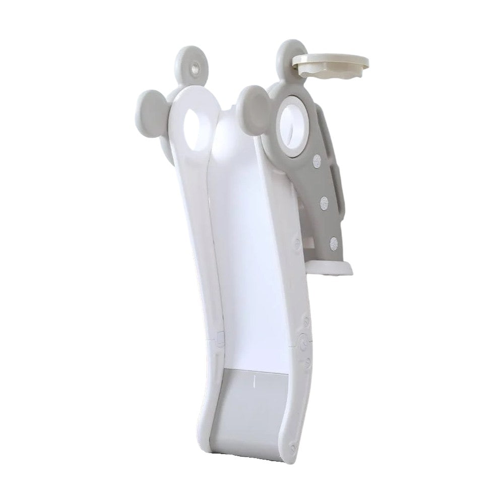 Children’s Slide with Basketball Hoop, Indoor & Outdoor Playset 45x26x49in