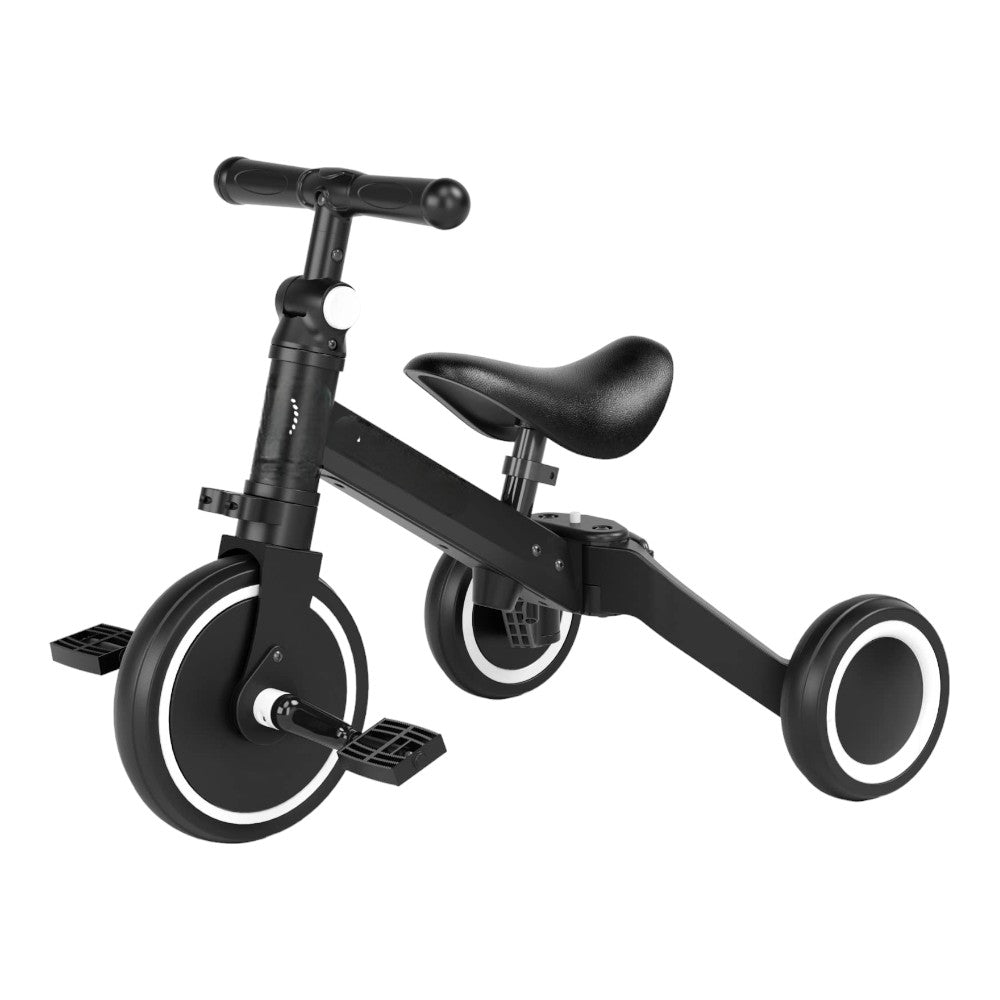 3-in-1 Adjustable Toddler Tricycle with Removable Pedals & Seat