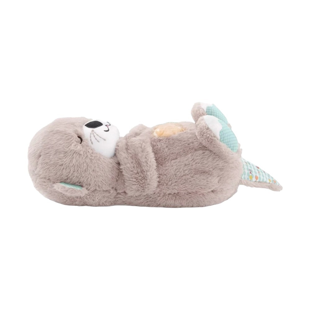 Breathing Otter Plush with Nightlight and Sounds – Baby Sleep Aid Toy