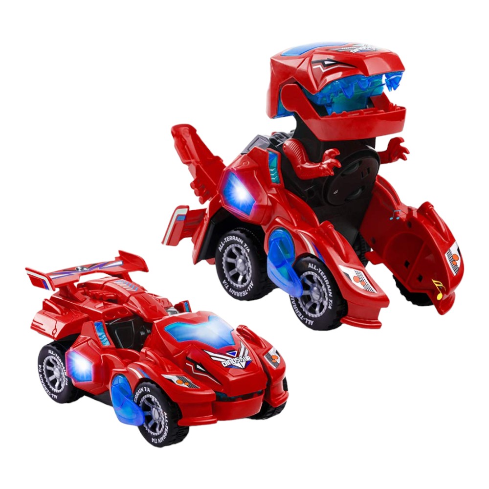 Dinosaur Car That Transforms Equipped With LED Lights