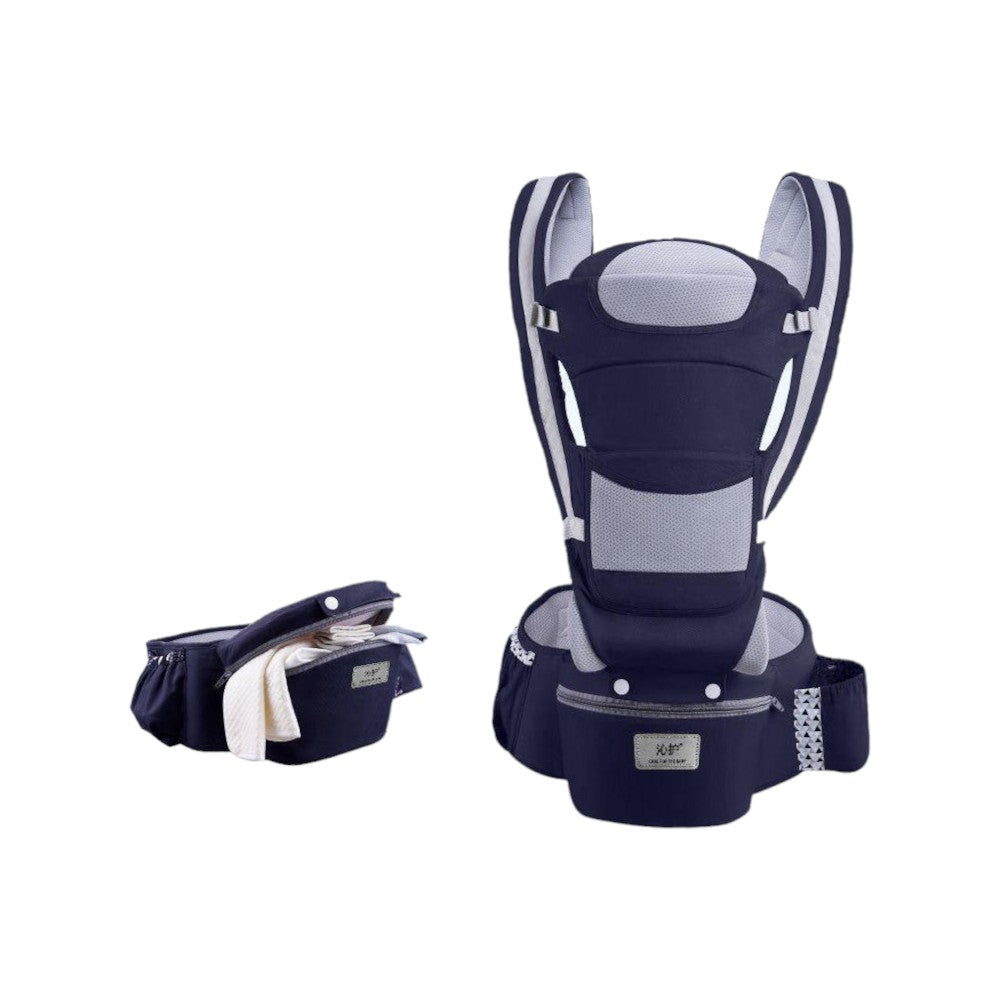 Baby Carrier with Hip Seat, Front & Back Positions