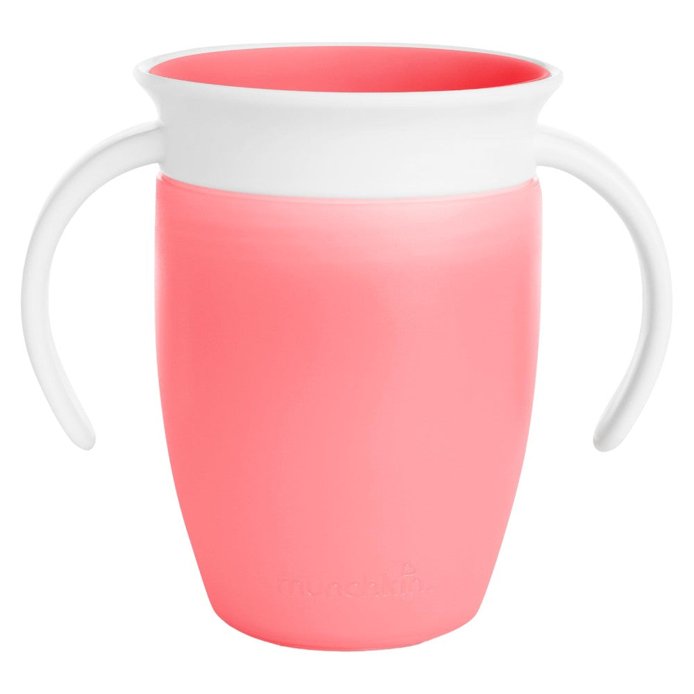 360° Baby Drinking Cup Spill-Proof, Double Handle, BPA-Free, 7oz