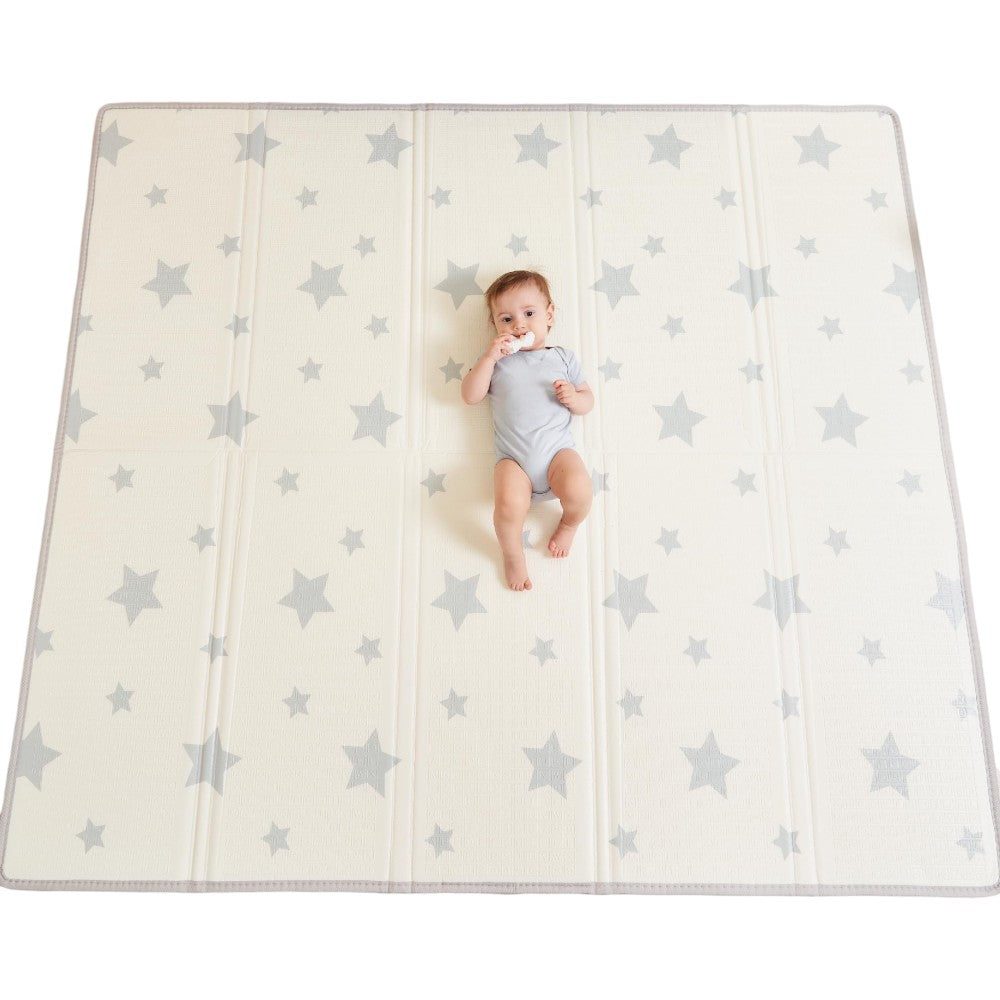 Foldable Thick Baby Play Mat Sensory Foam Floor Mat for Kids 59x71in