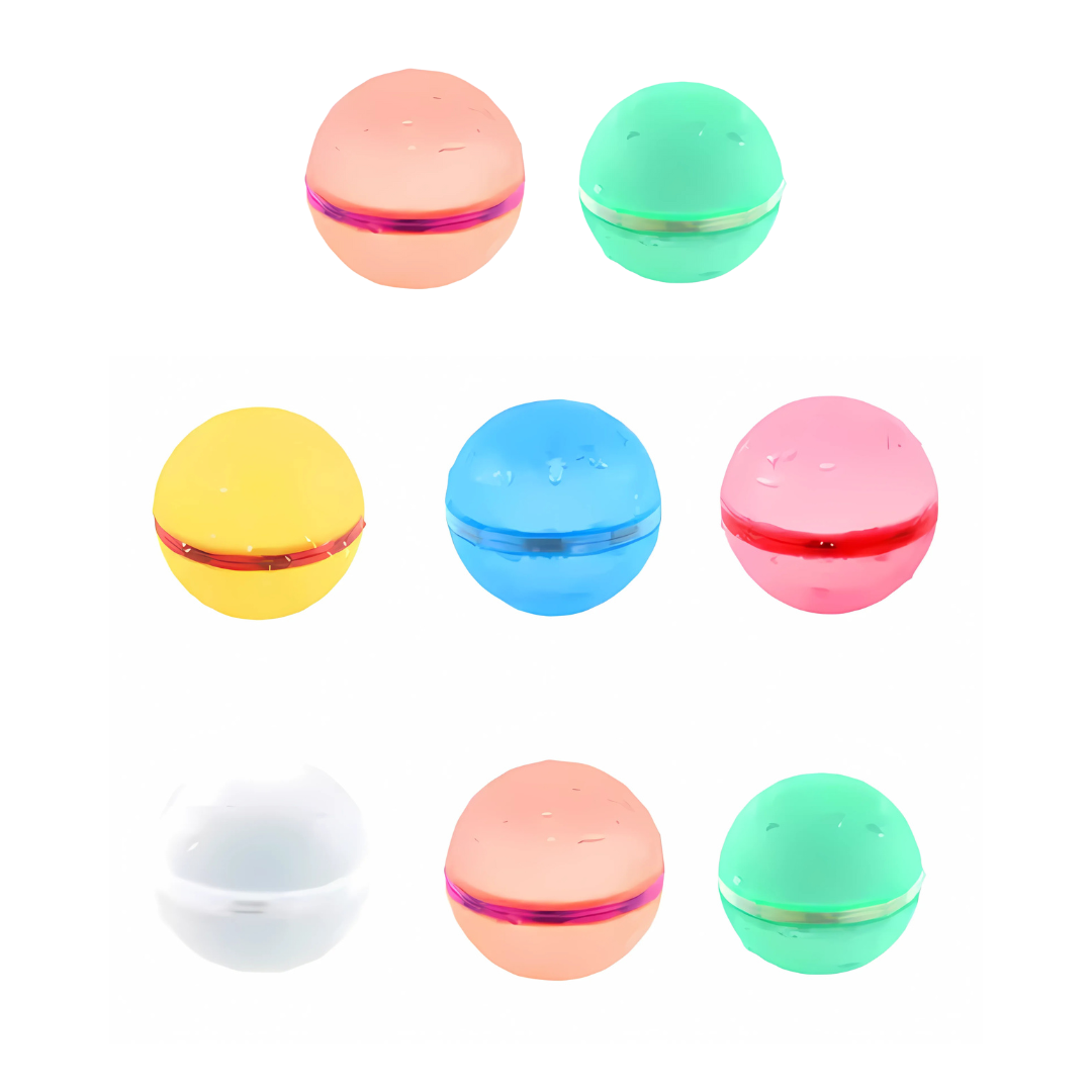 Reusable Silicone Water Balloons – Self-Sealing Quick Fill Splash Toys