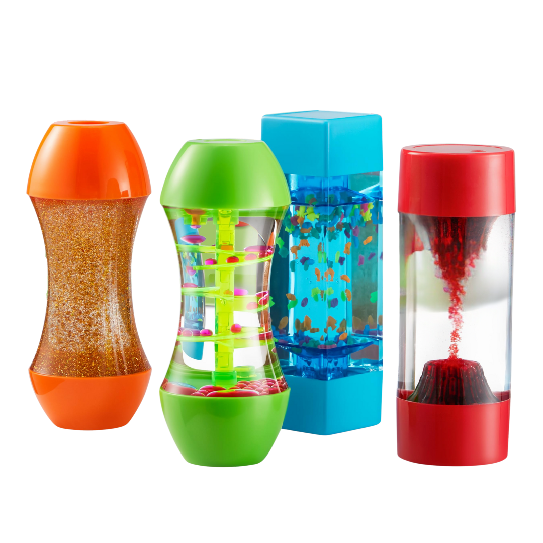 Colorful Liquid Motion Tubes Engaging Sensory Focus Stress Relief Toy