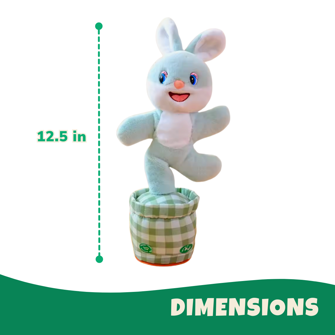 Interactive Dancing Plush – Repeating, Talking, Singing Rabbit or Cow