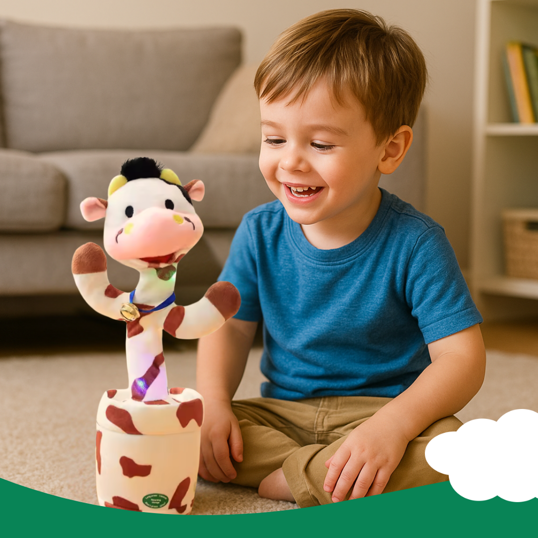 Interactive Dancing Plush – Repeating, Talking, Singing Rabbit or Cow