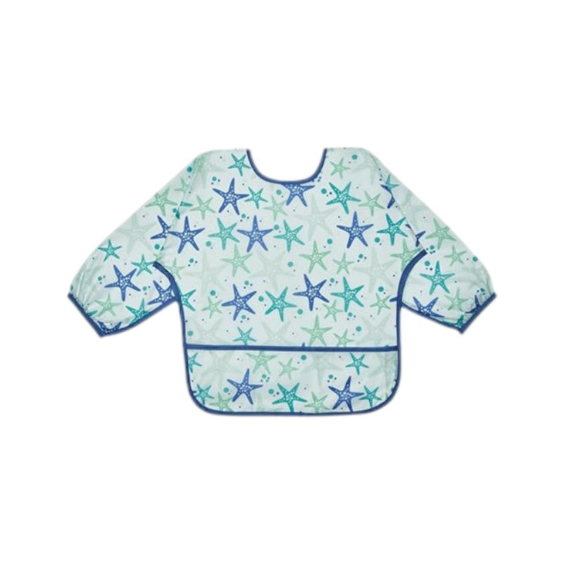 5-Pack Waterproof Long-Sleeve Bibs, Stain-Resistant & Adjustable